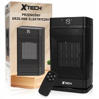 TERMOWENTYLATOR PRZENOŚNY GRZEJNIK FARELKA DO POKOJU Z PILOTEM 1500 W XTECH Xtech