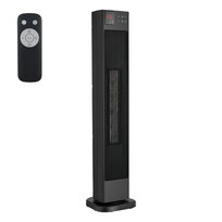 Termowentylator z pilotem, obrotowy, 2000 W, 76,5 cm, czarny, NTH20-22GR, Midea Midea