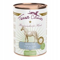 Terra Canis Sensitive - Konina z ogórkiem i truskawką 400g