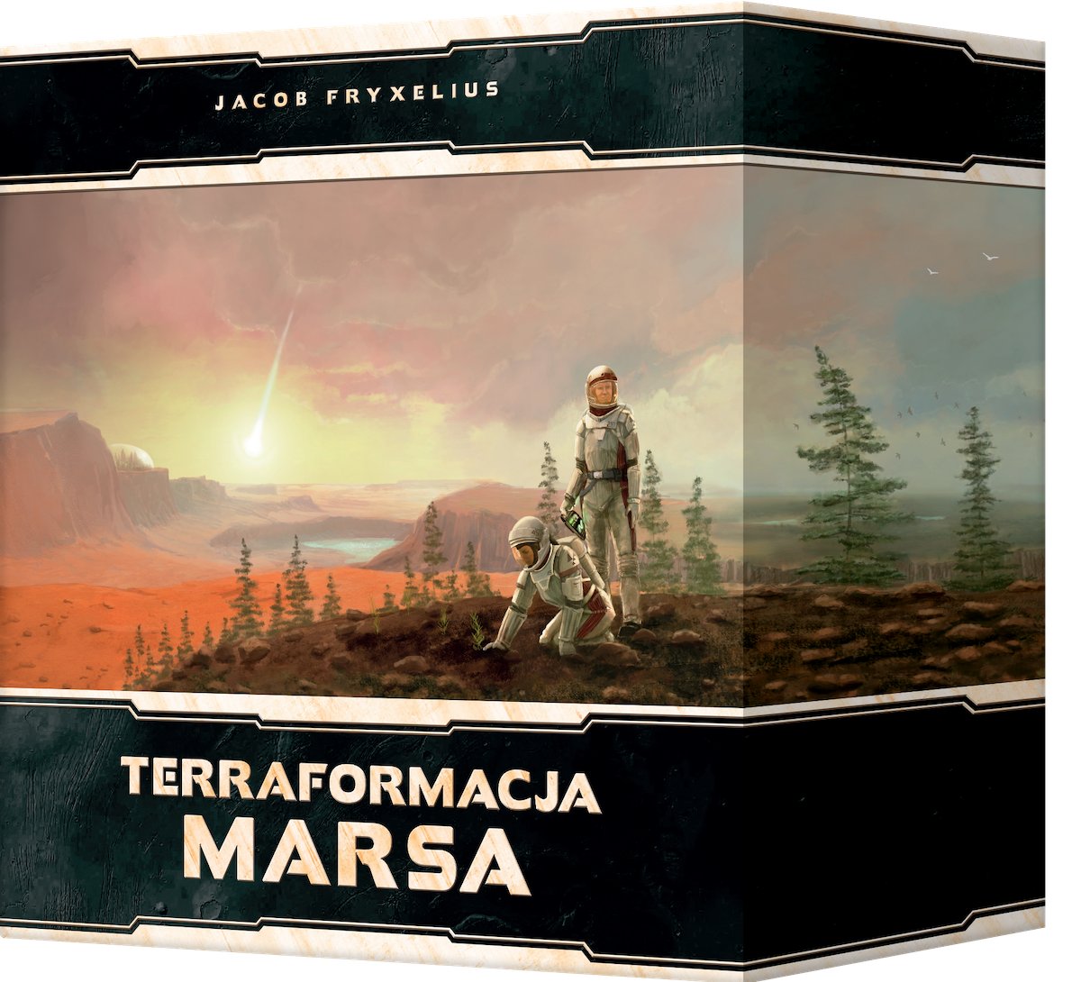 Terraformacja Marsa: Big Storage Box + elementy 3D (edycja polska), gra planszowa, strategiczna, Rebel
