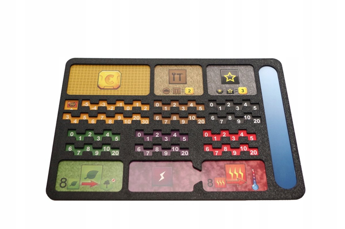 Terraformacja Marsa- Planszetka Gracza, gra planszowa, 3D Creators