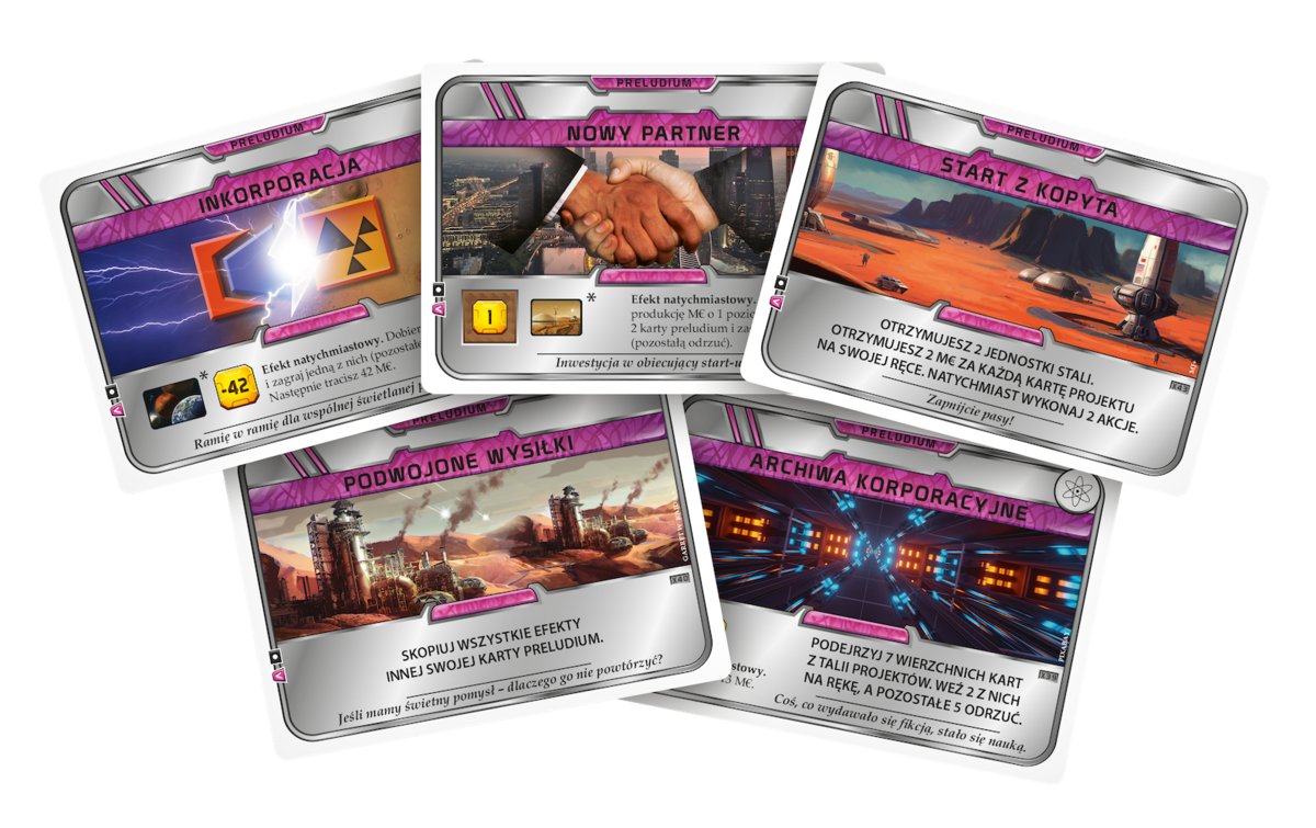 Terraformacja Marsa - Zestaw dodatkowy #8 (5 kart), gra karciana, Rebel
