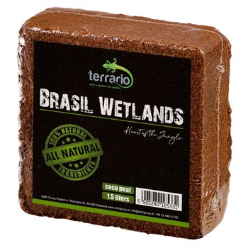 Terrario Brasil Wetlands 1.5L - Doskonałe Podłoże Z Włókien Kokosa - SUNSUN