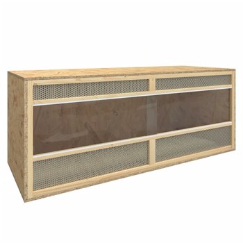 Terrarium dla gadów drewno-szklane 120x50x50 cm / AAALOE - Inna marka