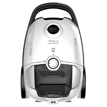 Tesla BG400W Odkurzacz workowy 700W, 69 dB, promień działania: 10 m, srebrny - TESLA