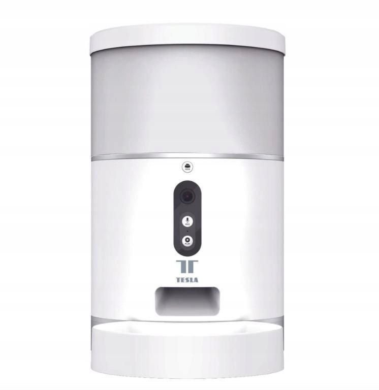 TESLA Tesla , Inteligentny Dozownik Karmy Dla Zwierząt Z Kamerą Smart Pet Feeder