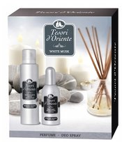 tesori d'oriente muschio bianco ekstrakt perfum 100 ml   zestaw