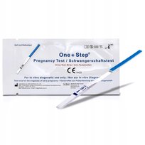 TEST CIĄŻOWY paskowy OneStep ULTRACZUŁY 10mIU/ml 20szt PREMIUM One+Step