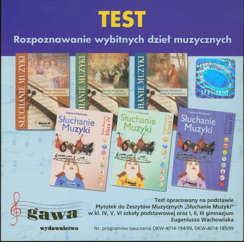 Test. Rozpoznawanie Wybitnych Dzieł Muzycznych CD | Sklep EMPIK.COM