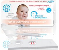 Testeo, Test ciążowy płytkowy HCG, 1 szt.
