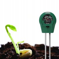 TESTER GLEBY KWASOMIERZ MIERNIK PH ZIEMI OGRODNICZY Z POMIAREM TEMPERATURY