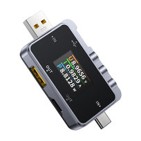TESTER ZASILANIA USB 2W1 FNIRSI FNAC-28 USB-C USB-A MIERNIK NAPIĘCIA