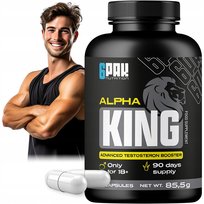Testosteron Booster Complex 6 Składników Alpha King Libido Potencja Siła 6PAK NUTRITION