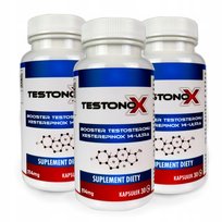 Testosteron Testonox BOOSTER MEGA WZROST MIĘŚNI 30kaps Testonox