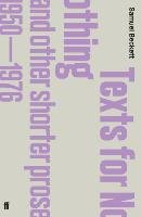 Texts for Nothing and Other Shorter Prose, 1950-1976 - Beckett Samuel