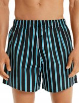 TEZENIS bokserki szorty męskie dla mężczyzn paski 100% do spania bawełna S Tezenis