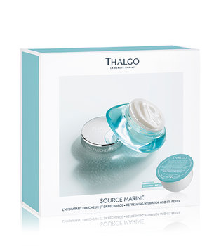 Thalgo, Source Marine, Hydrating Cooling Gel-cream+refill, Zestaw Kosmetyków Do Pielęgnacji Włosów, 2 Szt. - Thalgo