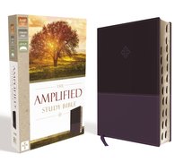 The Amplified Study Bible, Leathersoft, Purple, Thumb Indexed Zondervan