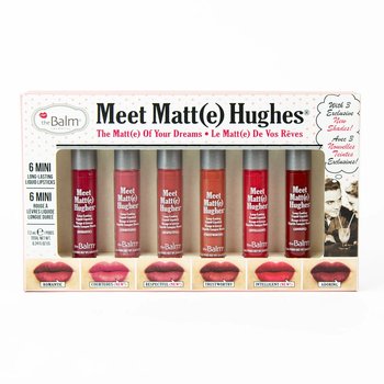 The Balm, The Balm Meet Matte Hughes, Zestaw mini pomadek w płynie #12, 6x1.2 ml - The Balm