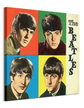 The Beatles Colours - obraz na płótnie - Pyramid Posters