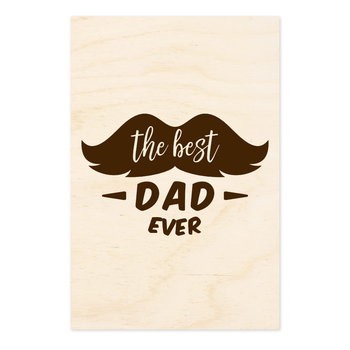 The best Dad ever - drewaniana kartka dla Taty - Inna marka