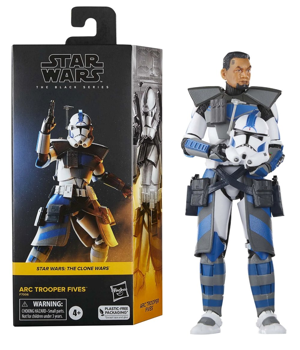 The Clone Wars - Arc Trooper Fives - Figurka Black Series 15Cm - Hasbro ...