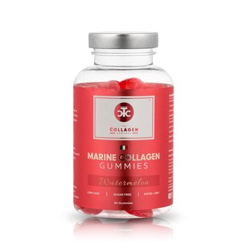 The Collagen Company Kolagen morski, Suplement diety, 60 żelek o smaku arbuzowym - Inna marka
