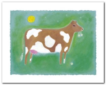 The Cow plakat obraz 30x24cm - Wizard+Genius