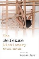 The Deleuze Dictionary Parr， Adrian The Deleuze Dictionary Revised Edition : Parr, Professor