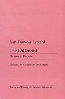 The Differend - Lyotard Jean-Francois | Książka w Empik