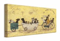 The Doggie Taxi Service - obraz na płótnie Pyramid International