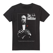 The Godfather Koszulka Męska Plakat (L / Czarny) The Godfather