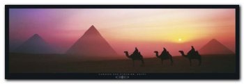 The Great Pyramids plakat obraz 95x33cm - Wizard+Genius