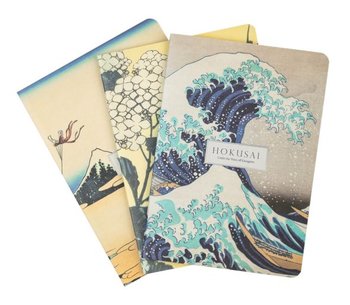 The Great Wave Of Kanagawa Hokusai - 3 zeszyty A6 - Inna marka