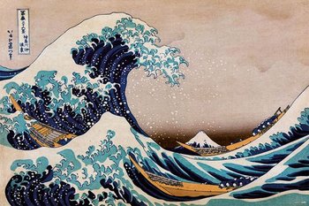 The Great Wave Off Kanagawa - plakat - Grupo Erik