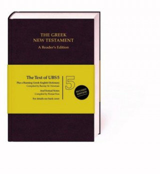 The Greek New Testament. A Reader's Edition - Aland Barbara, Aland Kurt, Karavidopoulos Johannes, Martini Carlo Maria, Metzeger Bruce M.