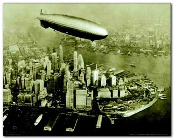 The Hindenburg Airship plakat obraz 50x40cm - Wizard+Genius
