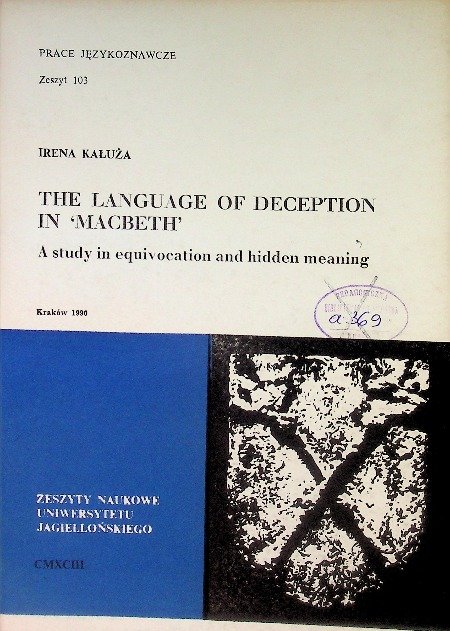 The Language of Deception in Macbeth - Opracowanie zbiorowe | Książka w ...