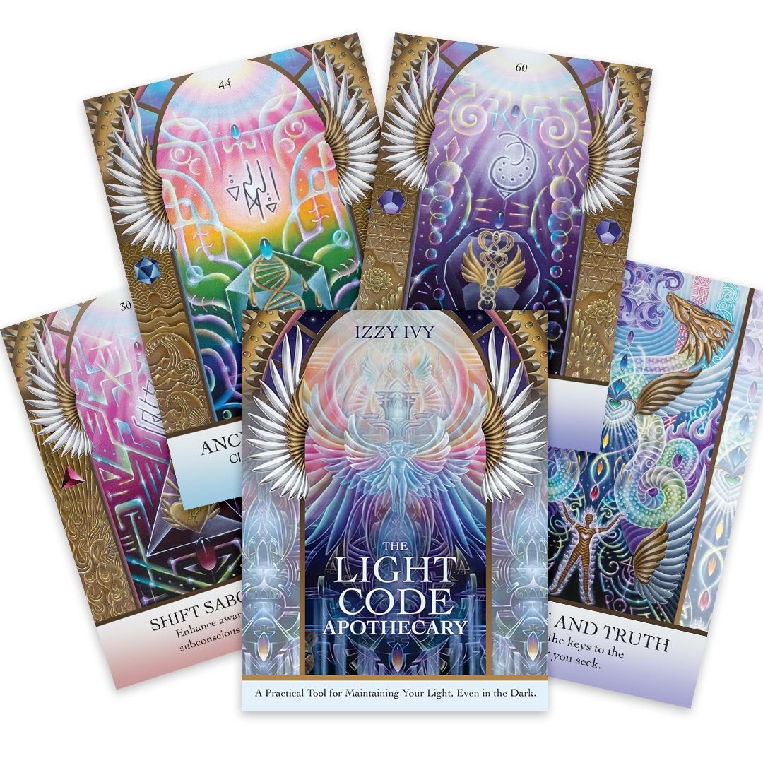The Light Code Apothecary, karty do wróżenia, niebieski anioł - Inna ...