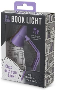 THE LITTLE BOOK LIGHT - Lampka do książki, liliowa - IF