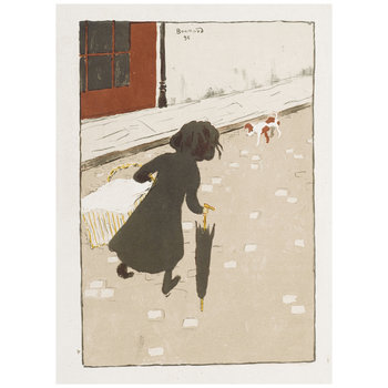 The Little Laundry Girl - Pierre Bonnard 60x85 - Legendarte