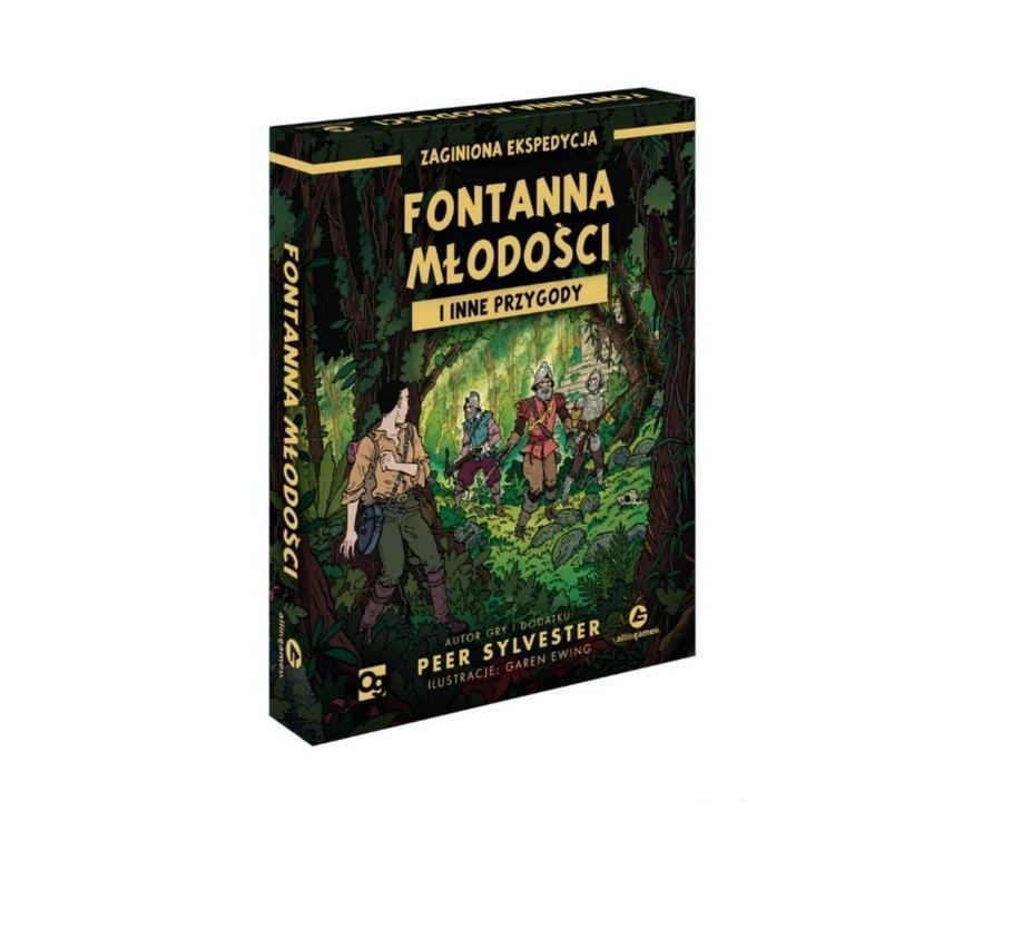 The Lost Expedition: The Fountain of Youth & Other Adventures: An Expansion to the Game of Jungle Survival, dodatek do gry, All in Games