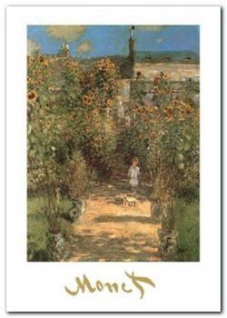 The Monet's Garden plakat obraz 50x70cm - Wizard+Genius