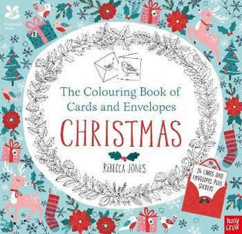 The National Trust: Colouring Book of Cards and Envelopes: Christmas - Jones Rebecca