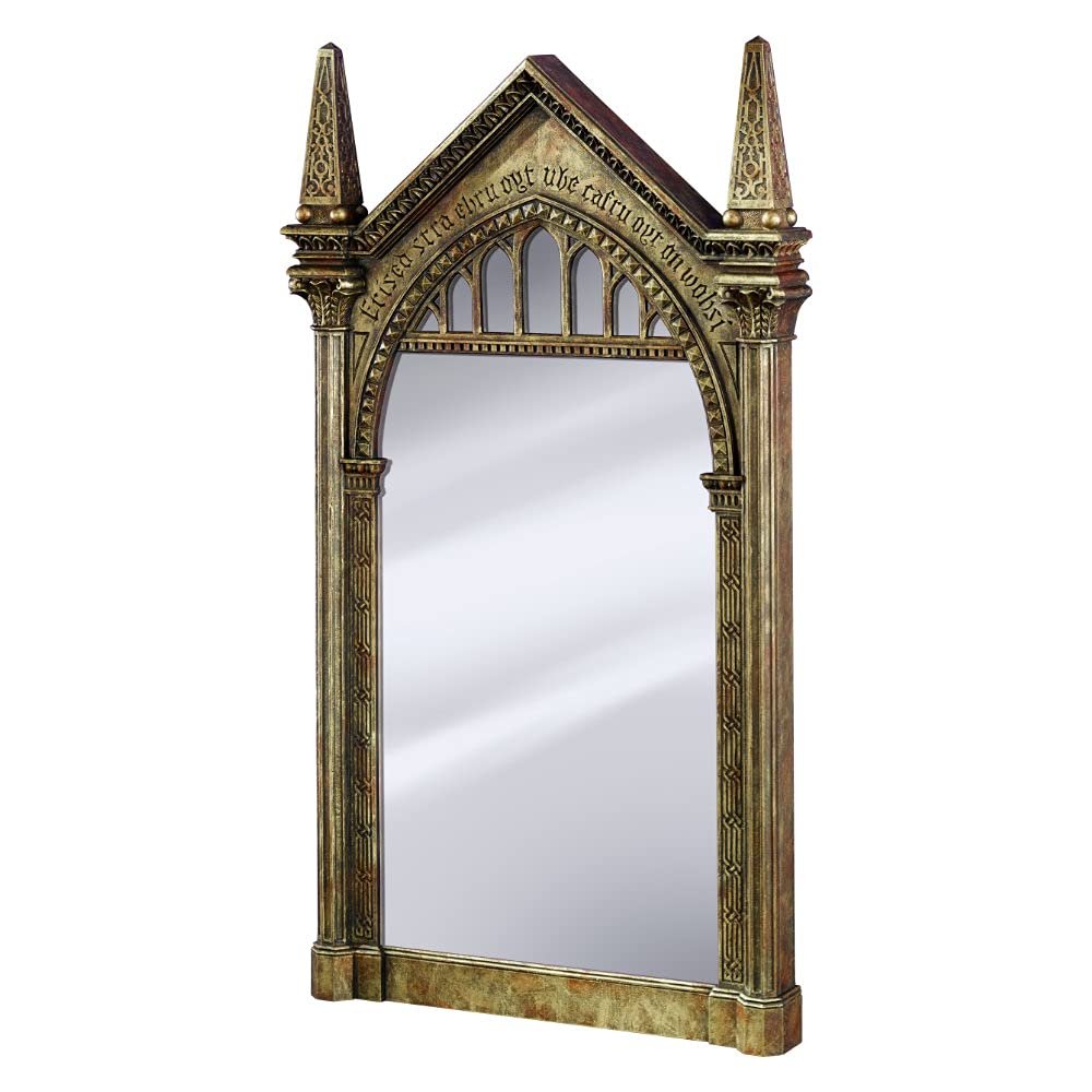 The Noble Collection The Noble Collection Harry Potter The Mirror of Erised, 42 cm, odlewana miniaturowa replika lustra, oficjalnie licencjonowany zestaw filmowy, rekwiz..