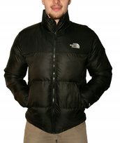 The North Face Czarna Kurtka Męska Zimowa Na Zamek Oryginalna TNF r. L