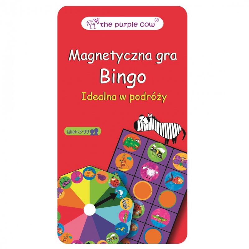 Bingo Podróżna, gra magnetyczna, The Purple Cow