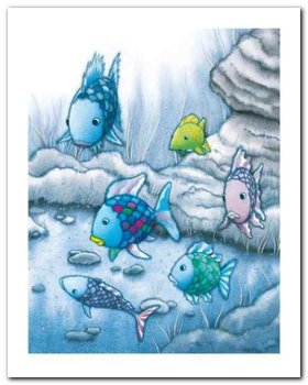 The Rainbow Fish I plakat obraz 40x50cm - Wizard+Genius