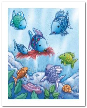 The Rainbow Fish V plakat obraz 40x50cm - Wizard+Genius