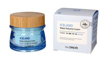 The Saem, Iceland Water Volume, krem nawilżający do twarzy - cera mieszana, 80 ml - The Saem